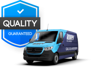 image of iDry Columbus work van and quality guarantee